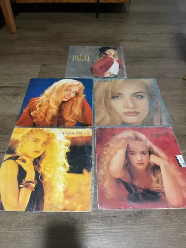 Combo de LPs da Angélica 05 LPs 