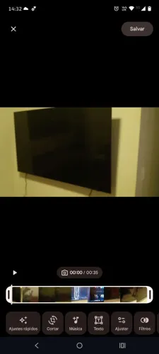 Samsung Crystal 58" na caixa- tela interna quebrada