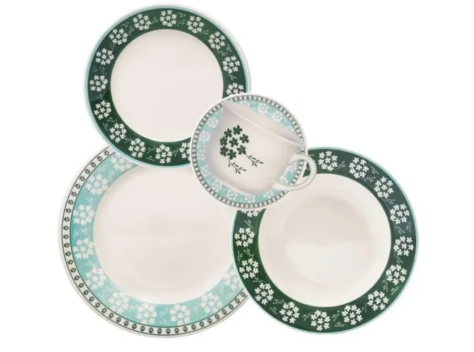 Vendo Aparelho de Jantar 30 Peças Biona.<br>Esmalte Brilhante