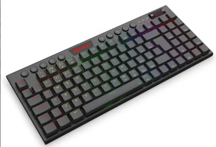 Teclado Redragon Yi Rgb Preto Switch Marrom