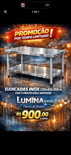 Bancada inox