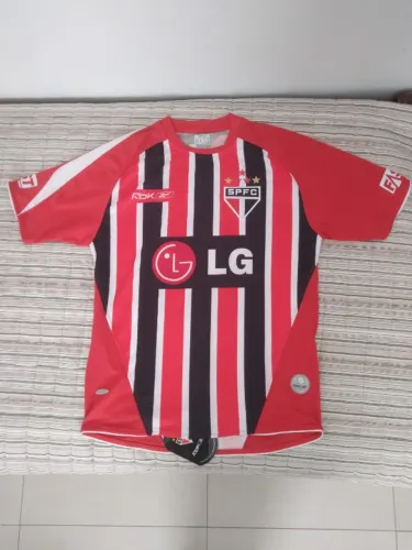 (M) Camisa 2 São Paulo Reebok LG 2006 Listrada #10