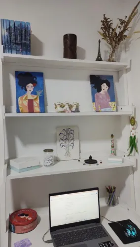 vendo escrivaninha prateleiras tok&stok