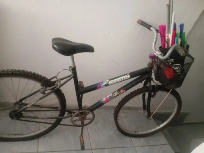 Bicicleta Samy com sextinha