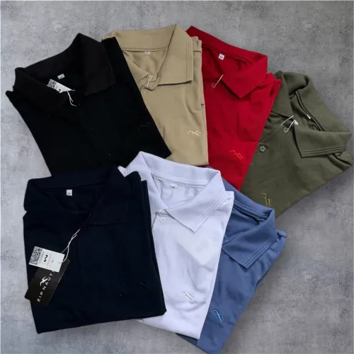 Camisa pólo zip náutica