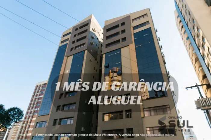 SALA COMERCIAL AGUA VERDE CURITIBA - COM 1 MÊS DE CARENCIA NO ALUGUEL
