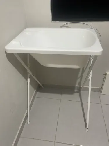 Banheira com Suporte Branca 