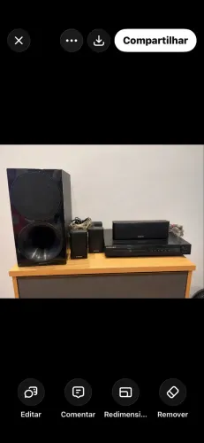     Home Theater Samsung 1000W RMS Completo - Som Potente!