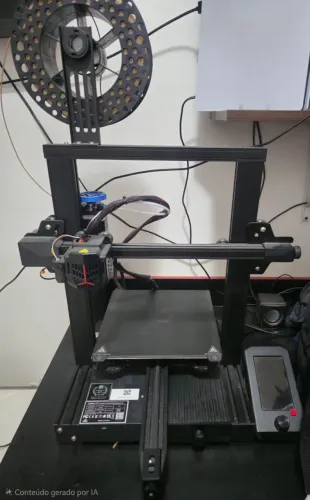Máquina semi nova com filamentos
