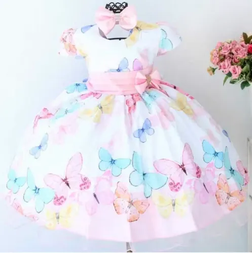 Vestido borboletas