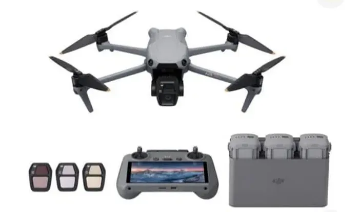 Drone Dji Air 3s combo Rc2 cinza