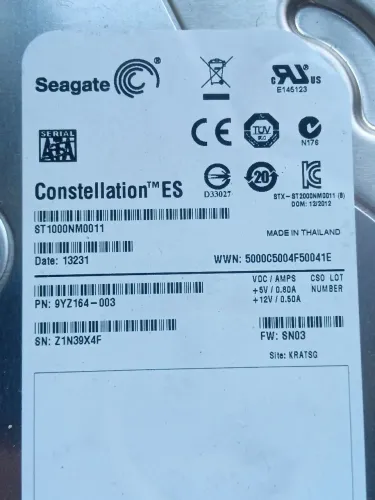 HD Seagate 1T constelation, barracuda e Hitachi novos