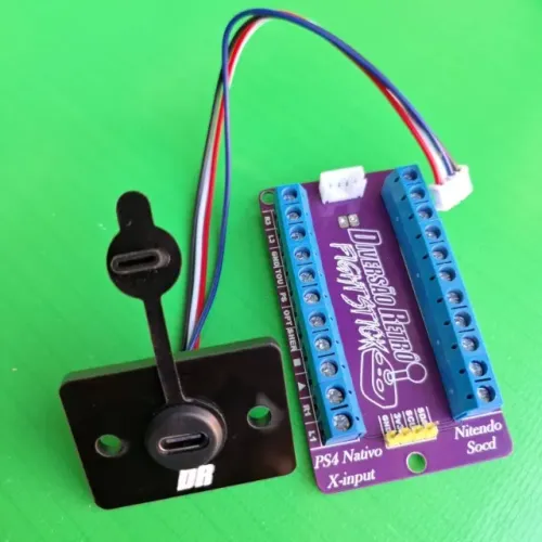Placa Pi Pico RP2040 Nativa PS4 / Xinput / hitbox socd