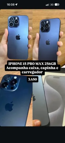 IPHONE 15 PRO MAX 256GB