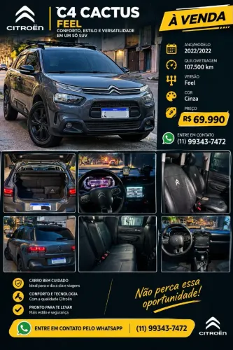 Citroen C4 Cactus Feel 1.6 16V Flex Aut. 2022