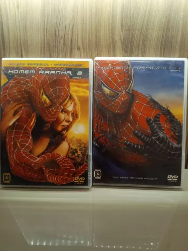 DVD Homem Aranha 2 e 3.