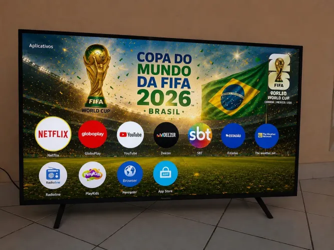 Smart TV Panasonic 32 Polegadas, Aplicativos!!