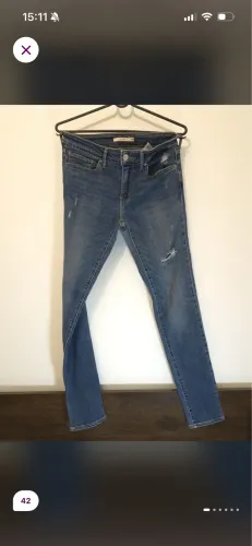 calça jeans levis skinny 42 levi strauss