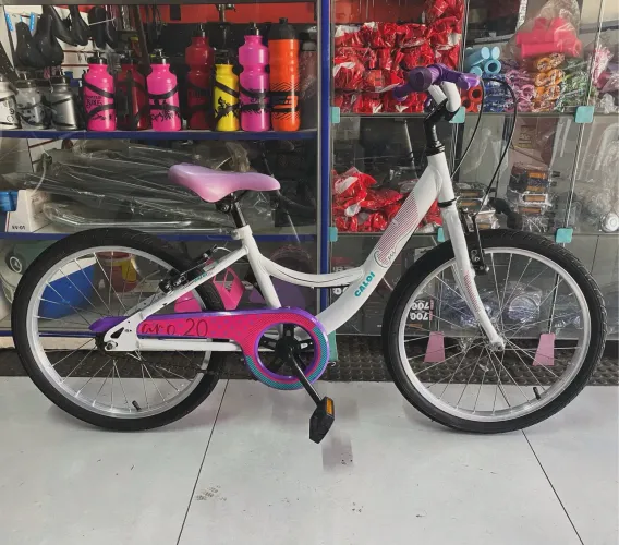 Bicicleta Caloi Ceci Roxa/Branca Feminina