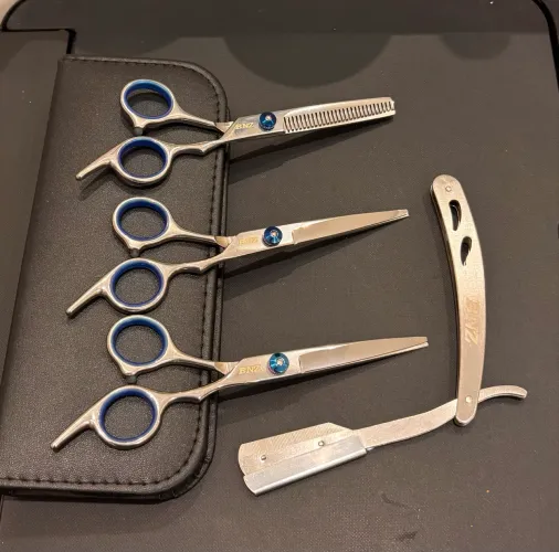 Kit tesouras profissionais