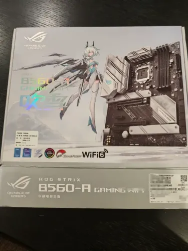 A placa-mãe ASUS ROG STRIX B560-A para jogos WiFi suporta portas Intel Core LGA1200