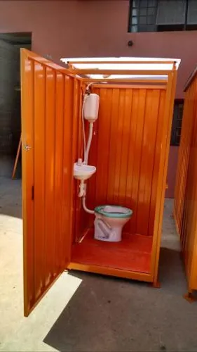 Banheiro orgânico para obras