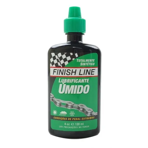 Óleo Lubrificante Corrente Finish Line Cross Country Úmido 120ml Ideal P/ Lama Chuva 5455