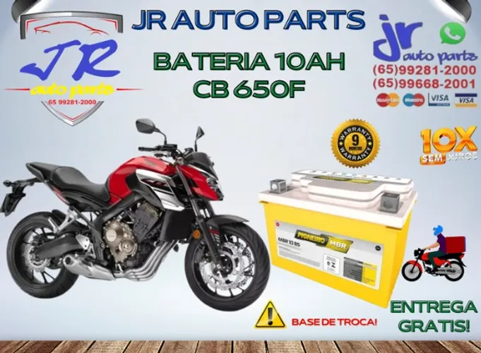 Bateria Pioneiro 10Ah Cb 650-F