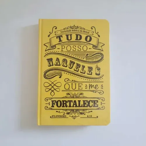 Bíblia Sagrada RA Capa Dura Tudo Posso Letra Grande com fitilho