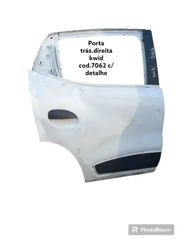 Porta traseira direita Renault kwid com detalhe
