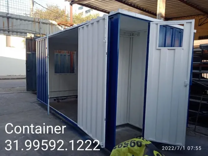 Container diversos modelos de medidas casa loja lanchonete