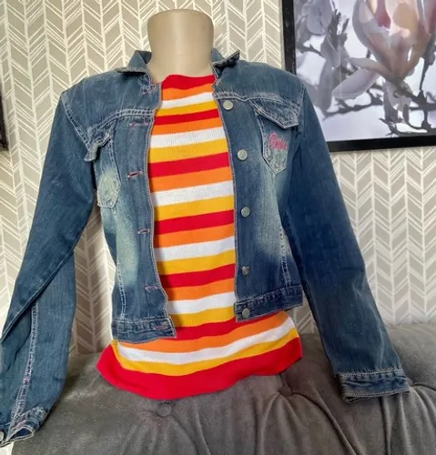 Jaqueta jeans da Barbie