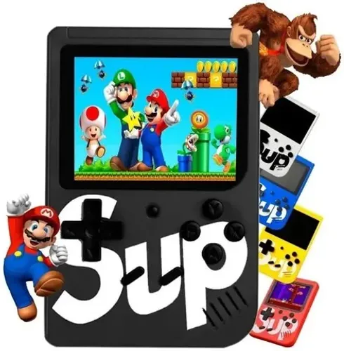 Mini Gameboy Portátil Sup Game Box Plus 400 in 1 One Acompanha Cabo Pra Liga Na Tv