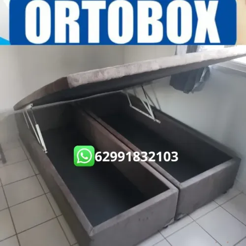 Cama Box Baú Casal bi partido em ate 10x no cartão