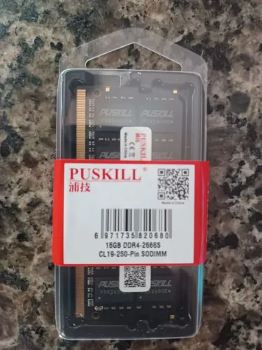 MEMÓRIA DDR4 16 GB FREQUÊNCIA 2666 PRA NOTEBOOK 
