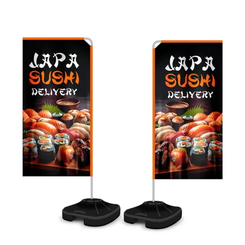 Wind banner retangular 