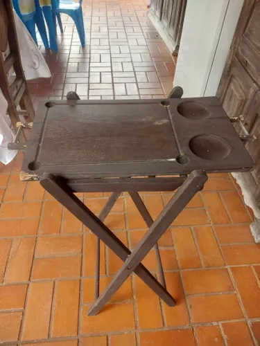 Tabua de carne de madeira