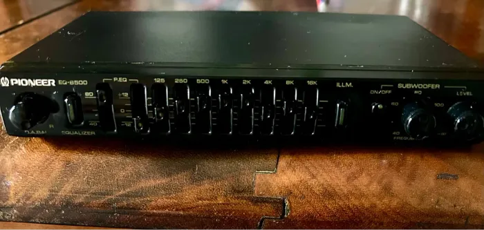 Aqualizador pionner EQ6500 vintage
