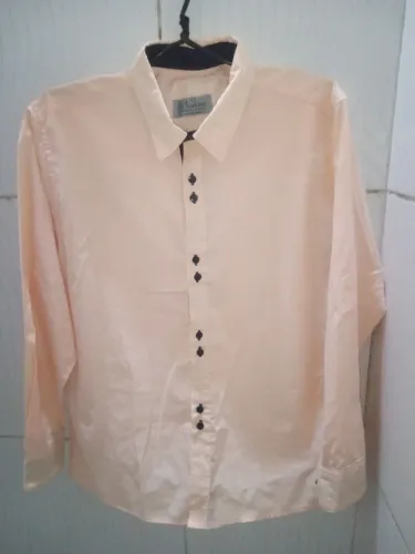 Camisa Social Nativa Mangas Longas Masculino G