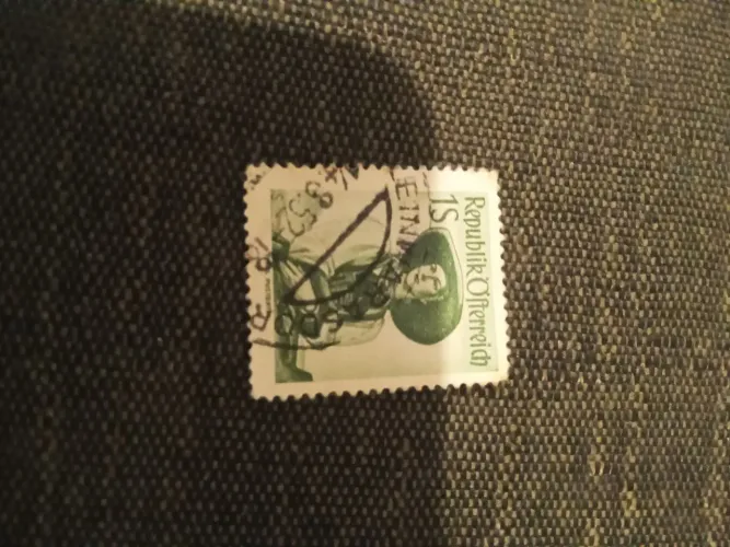 Selo postal antigo austriaco