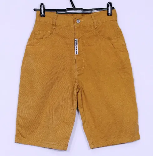Bermuda jeans feminina vintage caramelo CGC - nova na etiqueta - Veste 34 - Ref. 3672