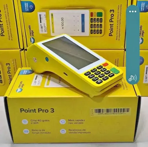 ? MÁQUINA DE CARTÃO POINT PRO 3 - CHIP 4G E CONEXÃO WIFI ? PRONTA ENTREGA