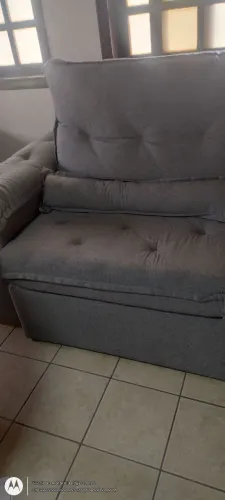 Sofá modular escuro novo