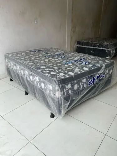 Cama unibox casal com molas 700$