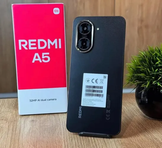 Telefone Versão Global -Xiaomi A5 64Gb 3Ram - Preto 