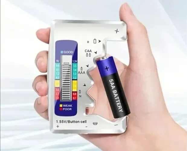 Testador de capacidade para pilhas e baterias
