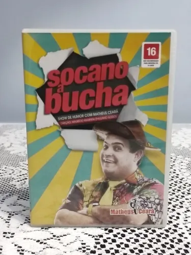 DVD de Comédia "Socando a Bucha" - Matheus Ceará (Autografado)