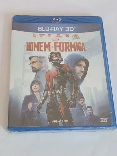 Filme bluray apenas 3d homem formiga (lacrado)