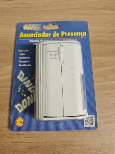 anunciador de presença na caixa lacrado