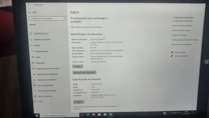 Surface Pro 3 8GB Ram, i5, 256 SSD, windows 10 pro 